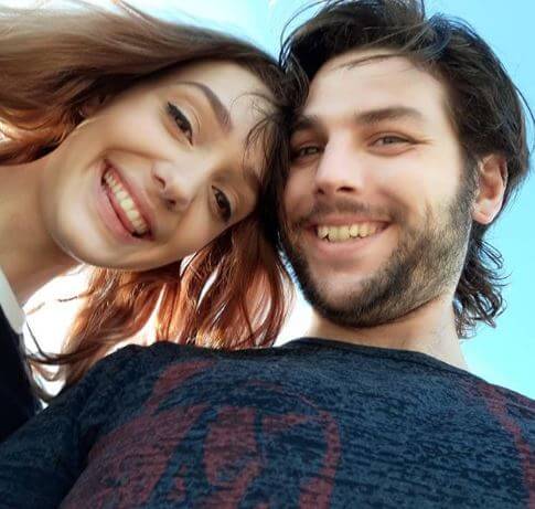 Navarone Garibaldi with his girlfriend Elisa.